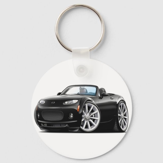2006-08 Miata Black Car Key Ring (Front)