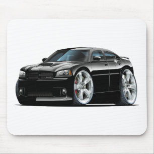 2006-10 Charger SRT8 Black Car Mouse Pad