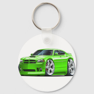 2006-10 Charger SRT8 Green Car Key Ring