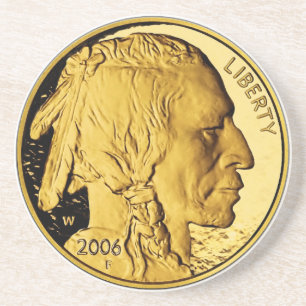 2006 American Buffalo Proof Gold Bullion Coin Coaster