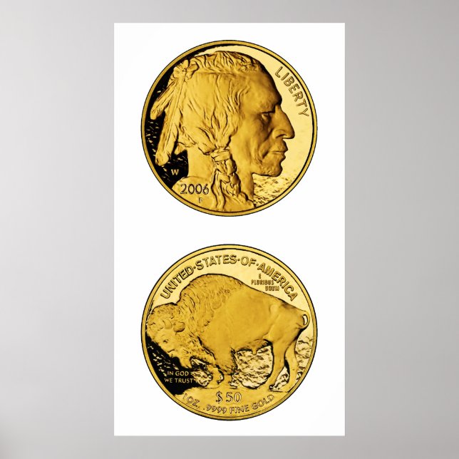 2006 American Buffalo Proof Gold Bullion Coin Poster (Front)