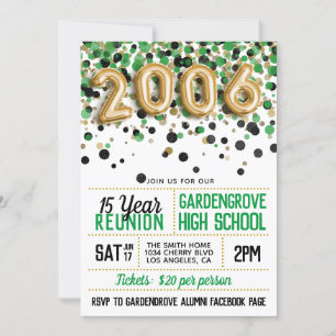 2006 High School College Reunion Invitation