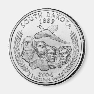 2006 South Dakota State Quarter magnet