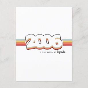2006 The birth of legends Postcard