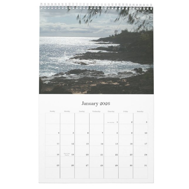 2007 Calendar:  Kauai Island Calendar (Jan 2026)