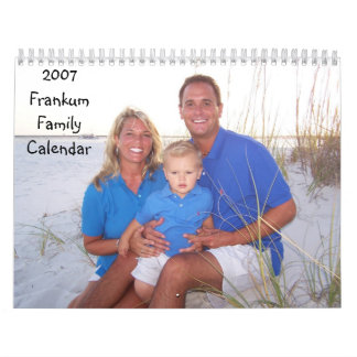 2007 Frankum Family Calendar
