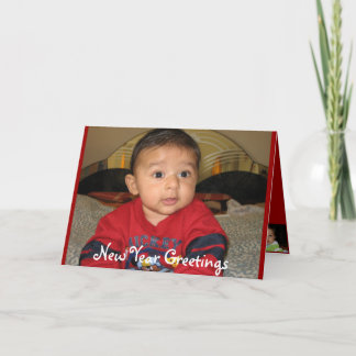 2007 New Year Greetings Holiday Card