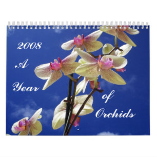 2008 A Year of Orchids Calendar