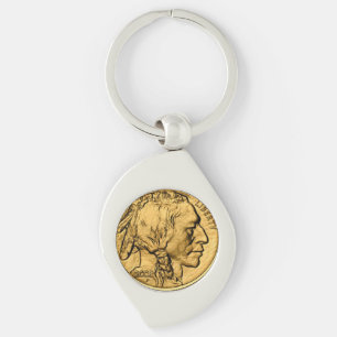 2008 Amer Buffalo Gold Bullion Coin Metal Keychain