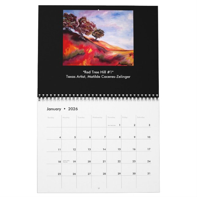 2008 Calendar-Modern Fine Art Calendar (Jan 2026)