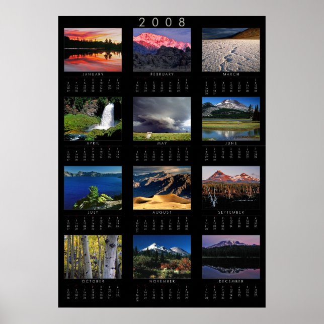 2008 Calendar Poster (Front)