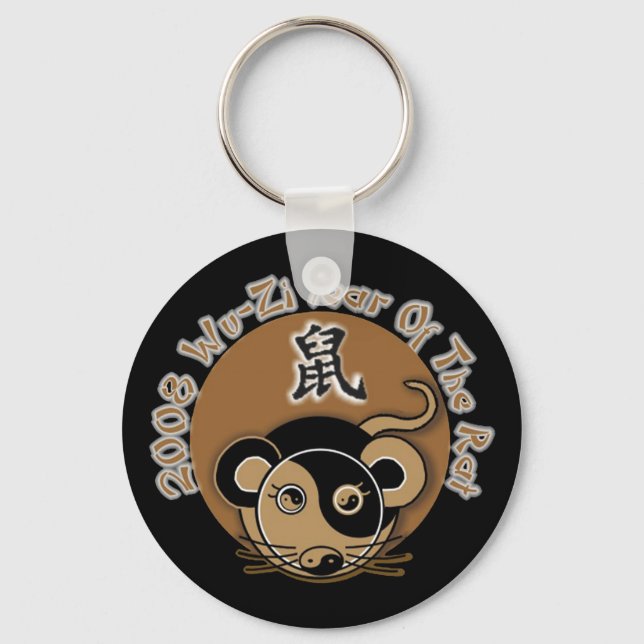 2008 Chinese Year Of The Rat Keychains (Front)