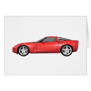 2008 Corvette: Sports Car: Red Finish: