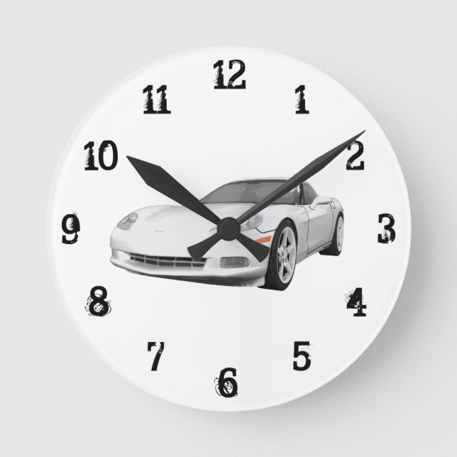 2008 Corvette: Wall Clock (Front)