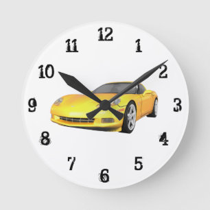 2008 Corvette: Wall Clock
