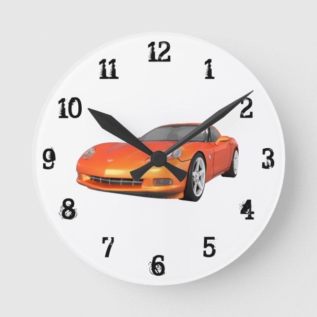 2008 Corvette: Wall Clock (Front)