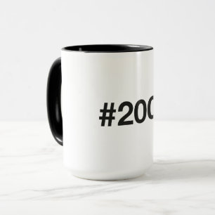 2008 Hashtag 17 Birthday Anniversary Mug