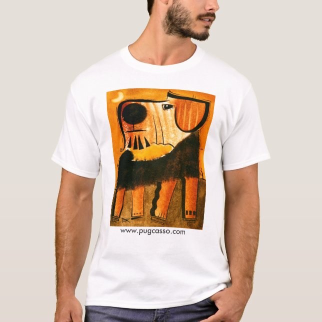 2008_july8f, www.pugcasso.com T-Shirt (Front)