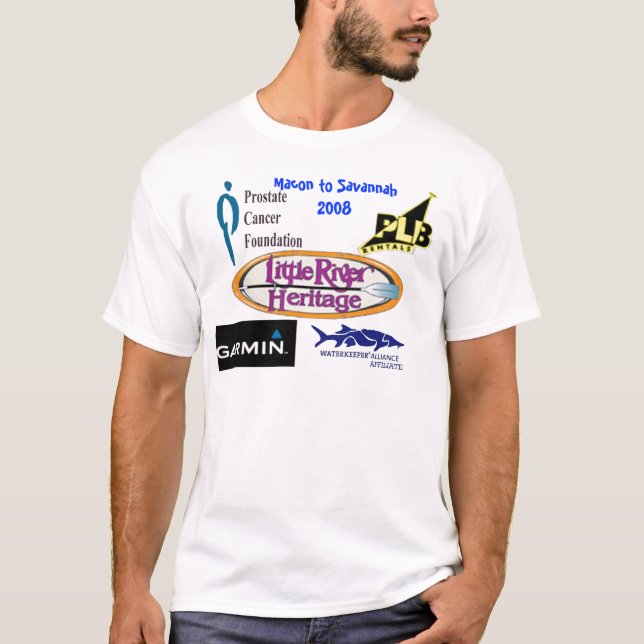 2008 macon to Savannah Logo T-Shirt (Front)