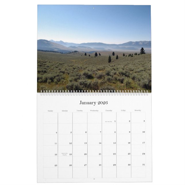 2008 Montana Calendar - Customised (Jan 2026)