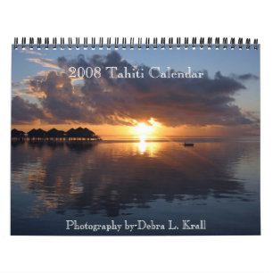 2008 or 2009 Tahiti Calendar