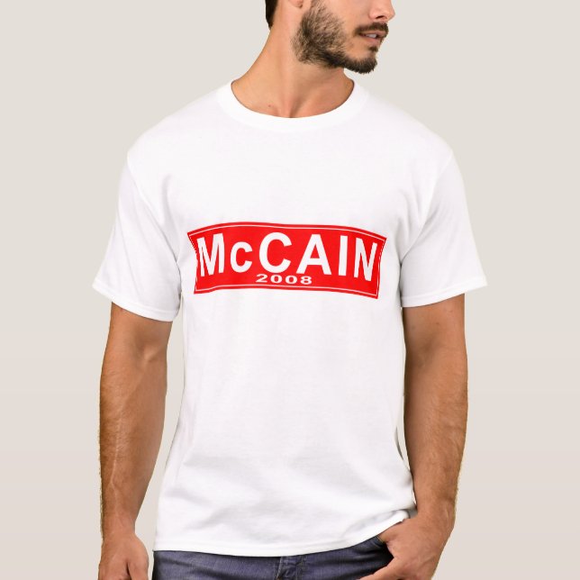 2008 Red John McCain T-shirt (Front)