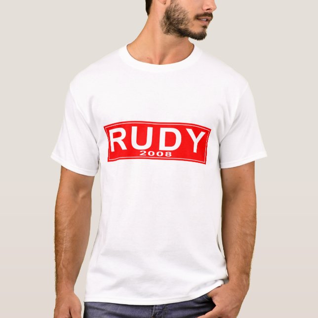 2008 Red Rudy Giuliani T-shirt (Front)