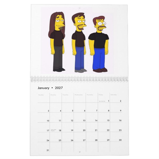 2008 Sweet Revenge Calendar (Jan 2027)