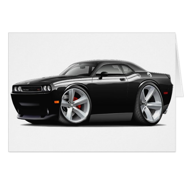 2009-11 Challenger RT Black-White Car (Front Horizontal)