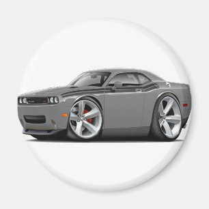 2009-11 Challenger RT Grey-Black Car Magnet