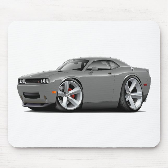 2009-11 Challenger RT Grey Car Mouse Pad (Front)