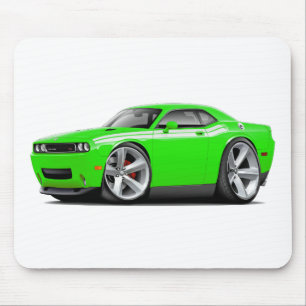 2009-11 Challenger RT Lime-White Car Mouse Pad