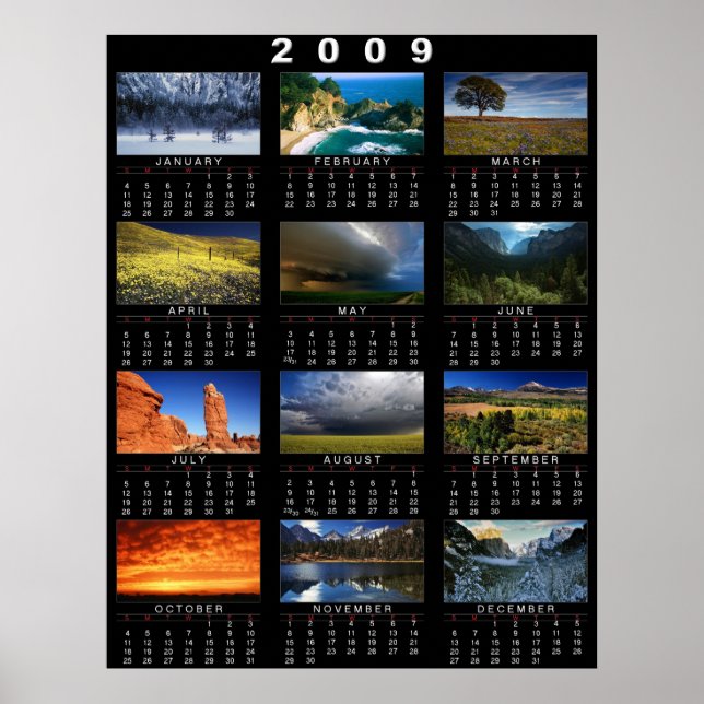 2009 Calendar Poster (Front)
