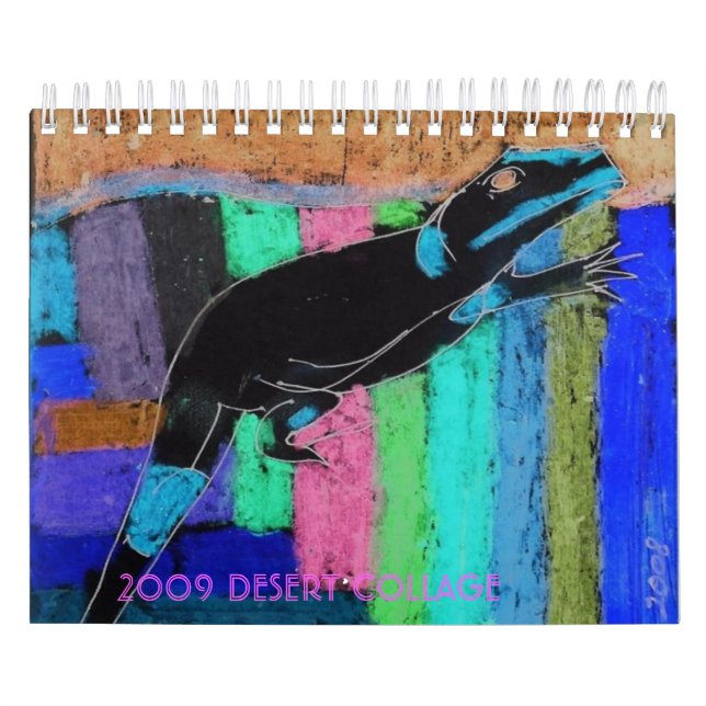 2009 DESERT COLLAGE - Customised Calendar (Cover)