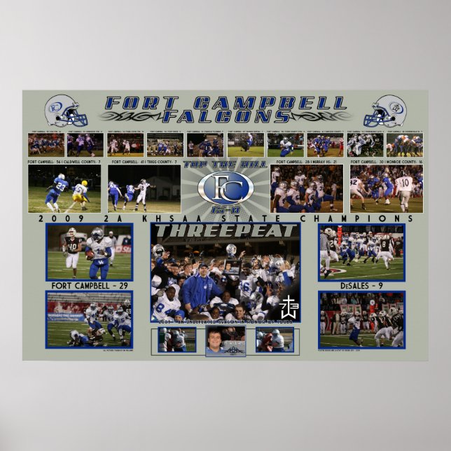 2009 End of Season FC Falcons Poster (Front)