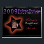 2009 MYSPACE MUSIC CALENDAR featuring SIMPLI LAURI<br><div class="desc">All Artist on our Calendar have given us approval to be on our 2009 Calendar, either directly from them or through their own publicist/manager. Our 2009 "Be Inspired" Sing Songs for a Cause" Calendar will feature the following artist: Jac Dalton -Jan, Kellie JaXson -Feb, Man-do - March, Liz Lohnes -...</div>
