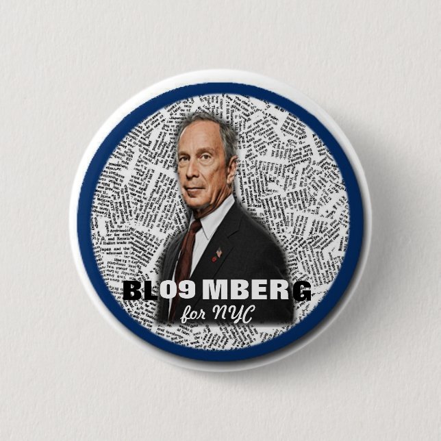 2009 NY Mayor Mike Bloomberg Pin (Front)