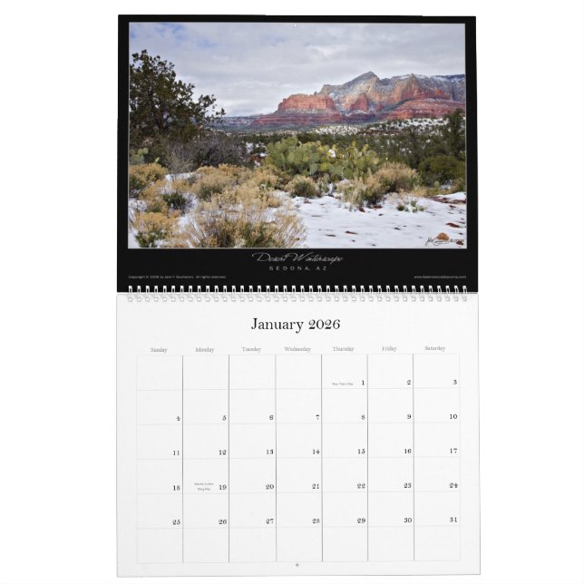 2009 Splendorous Sojourns Calendar (Jan 2026)