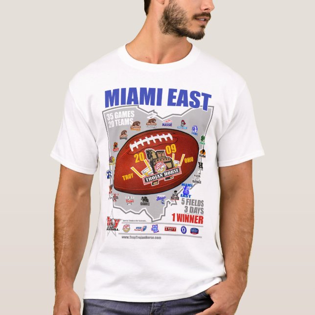 2009 Trojan Horse - Miami East T-Shirt (Front)