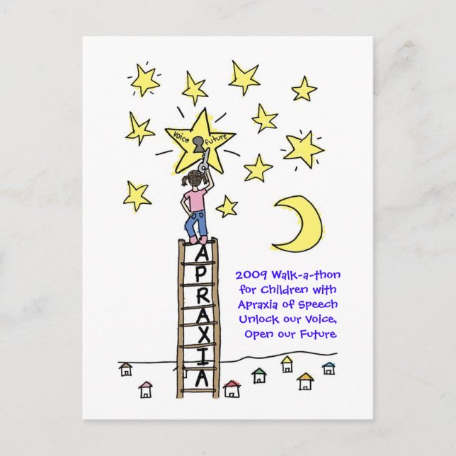 2009 Walk for Children with Apraxia of Speech Postcard (Front)