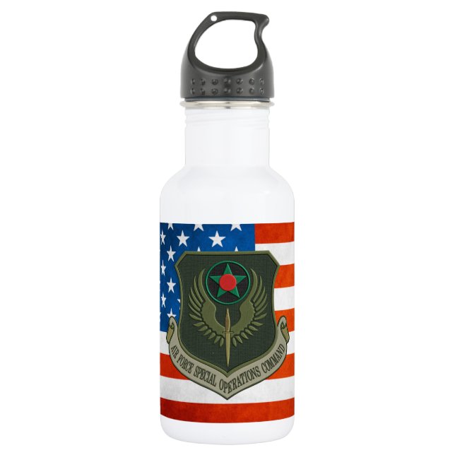 [200] AFSOC Patch [Subdued] 532 Ml Water Bottle (Front)
