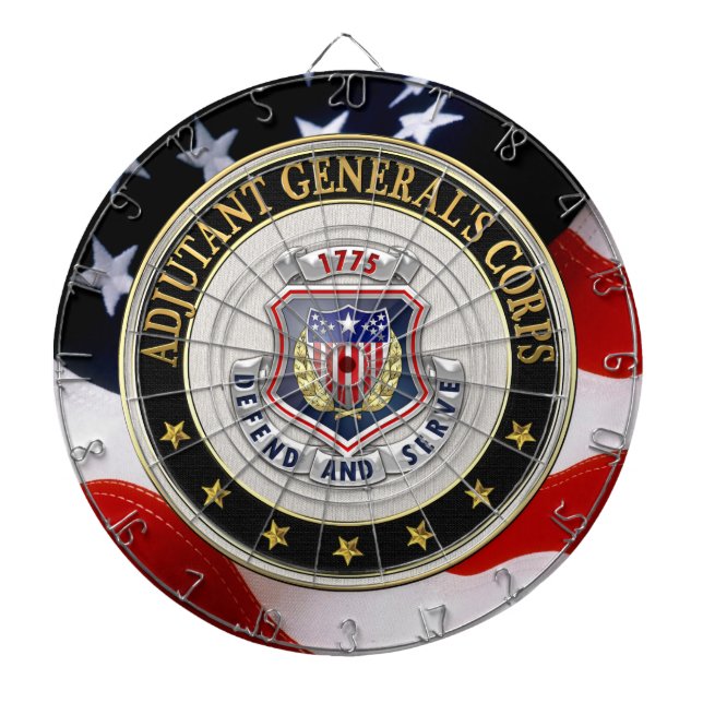 [200] AG Corps Regimental Insignia [3D] Dartboard (Front)