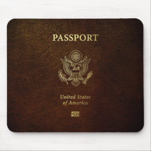 [200] American Passport Cover Mouse Pad