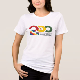 200 años bicentenario de Bolivia Tri-Blend Shirt
