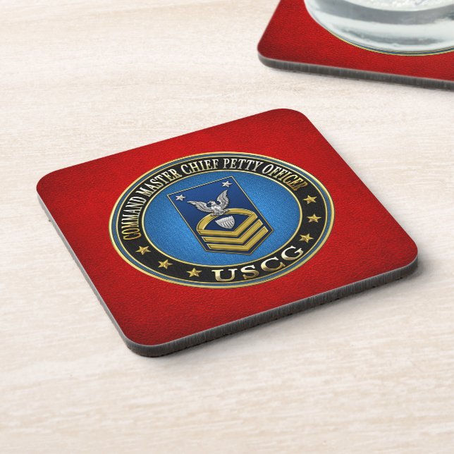 [200] CG: Command Master Chief Petty Officer (CMC) Coaster (Left Side)
