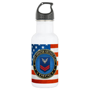 [200] CG: Petty Officer Second Class (PO2) 532 Ml Water Bottle
