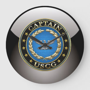 [200] Coast Guard: Captain (CAPT) Large Clock