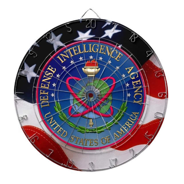 [200] Defence Intelligence Agency (DIA) Seal Dartboard (Front)