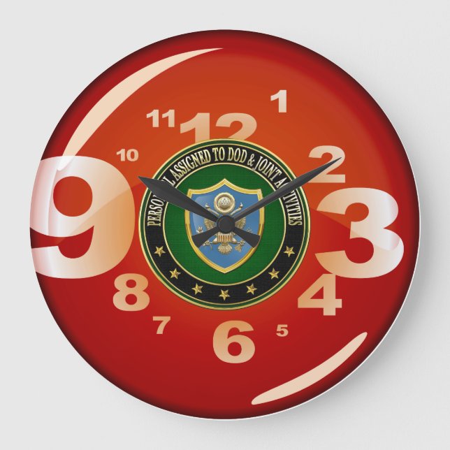 [200] DOD & Joint Activities CSIB Special Edition Large Clock (Front)