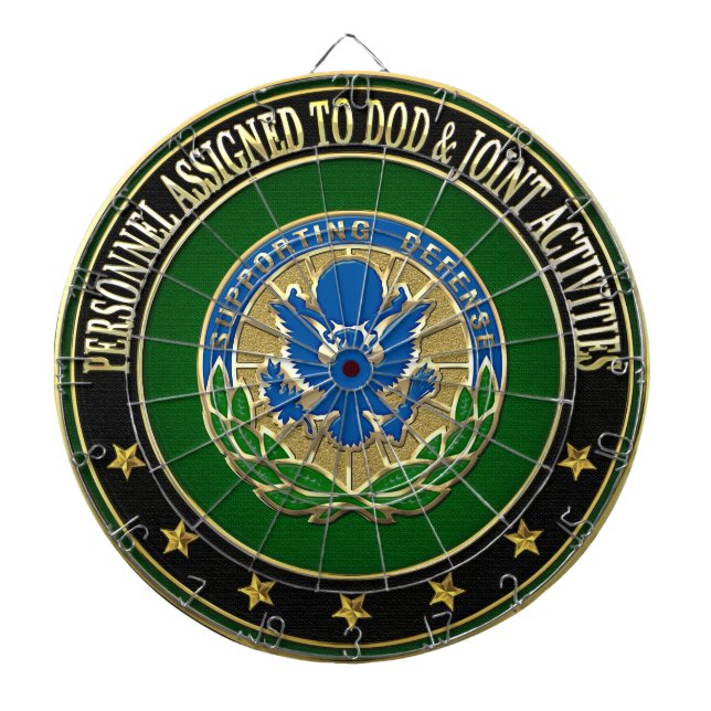 [200] DOD & Joint Activities DUI Special Edition Dartboard (Front)